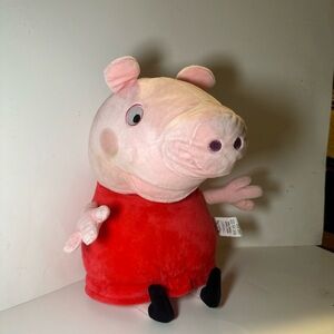 Peppa the Pig Large‎ Plush Hand Puppet with red dress